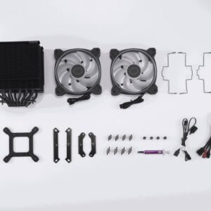 Cooler Master Hyper 622 Halo Black Carcasa del ordenador, Procesador Refrigerador de aire 12 cm Negro