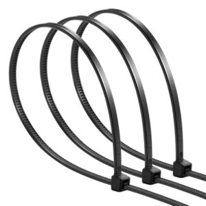 Ewent EW1564 presilla Brida de entrada paralela Nylon Negro 100 pieza(s)