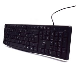 Ewent EW3001 teclado USB QWERTY Español Negro Ewent EW3001 teclado USB QWERTY Español Negro