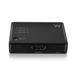 Ewent EW3730 interruptor de video HDMI