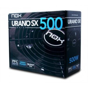 NOX Urano SX unidad de fuente de alimentación 500 W 20+4 pin ATX ATX Negro