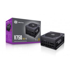 Cooler Master V750 Gold-V2 unidad de fuente de alimentación 750 W 24-pin ATX ATX Negro Cooler Master V750 Gold-V2 unidad de fuente de alimentación 750 W 24-pin ATX ATX Negro