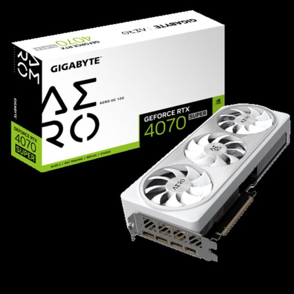 Gigabyte AERO GeForce RTX 4070 SUPER OC 12G NVIDIA 16 GB GDDR6X