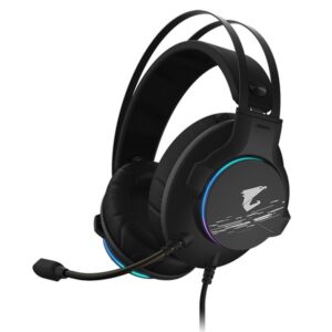 Gigabyte AORUS H1 auricular y casco Auriculares Alámbrico Diadema Juego USB tipo A Negro