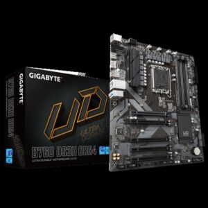 Gigabyte B760 DS3H DDR4 placa base Intel B760 Express LGA 1700 ATX