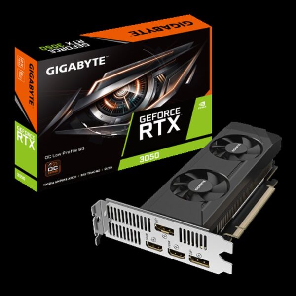 Gigabyte GeForce RTX 3050 OC Low Profile 6G NVIDIA 6 GB GDDR6