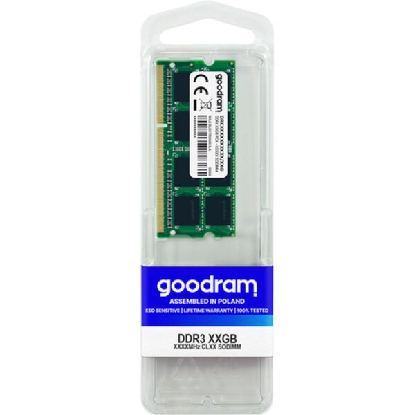 Goodram GR1333S364L9S/4G módulo de memoria 4 GB 1 x 4 GB DDR3 1333 MHz