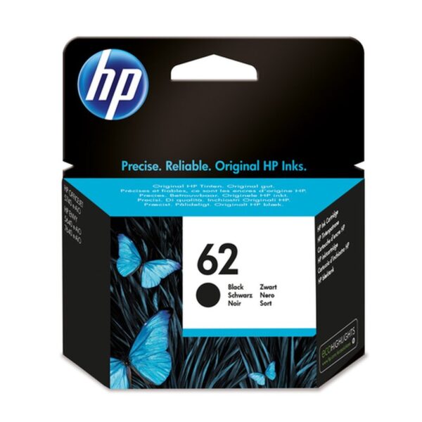 HP Cartucho de tinta original 62 negro