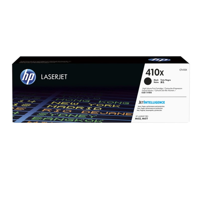 HP Cartucho de tóner original LaserJet 410X negro de alta capacidad