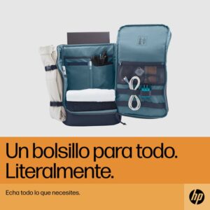 HP Mochila para portátil Travel de 15,6 pulgadas y 25 litros gris hierro