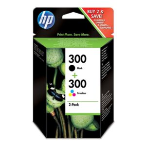 HP Pack de ahorro de 2 cartuchos de tinta original 300 negro/Tri-color