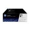 HP Pack de ahorro de 2 cartuchos de tóner original LaserJet 85A negro