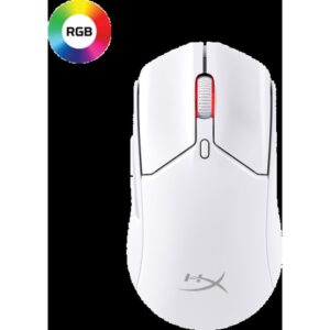 HyperX Pulsefire Haste 2: ratón gaming inalámbrico (blanco)