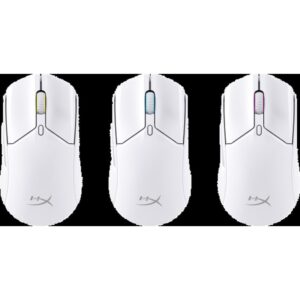 HyperX Pulsefire Haste 2: ratón gaming inalámbrico (blanco)