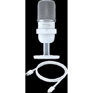 HyperX SoloCast - USB Microphone (White) Blanco Micrófono para videoconsola