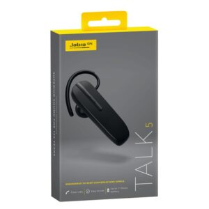 Jabra Talk 5 Auriculares Inalámbrico gancho de oreja, Dentro de oído Llamadas/Música Bluetooth Negro