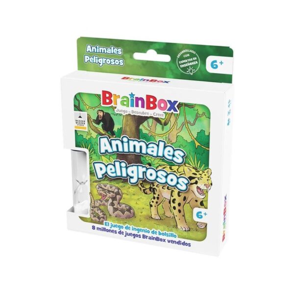 Juego Mesa Brainbox Pocket Animales Peligrosos