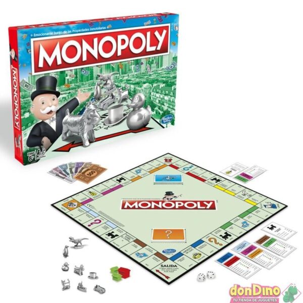 Juego Mesa Hasbro Monopoly Clásico Español