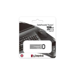 Kingston Technology DataTraveler Kyson unidad flash USB 128 GB USB tipo A 3.2 Gen 1 (3.1 Gen 1) Plata Kingston Technology DataTraveler Kyson unidad flash USB 128 GB USB tipo A 3.2 Gen 1 (3.1 Gen 1) Plata