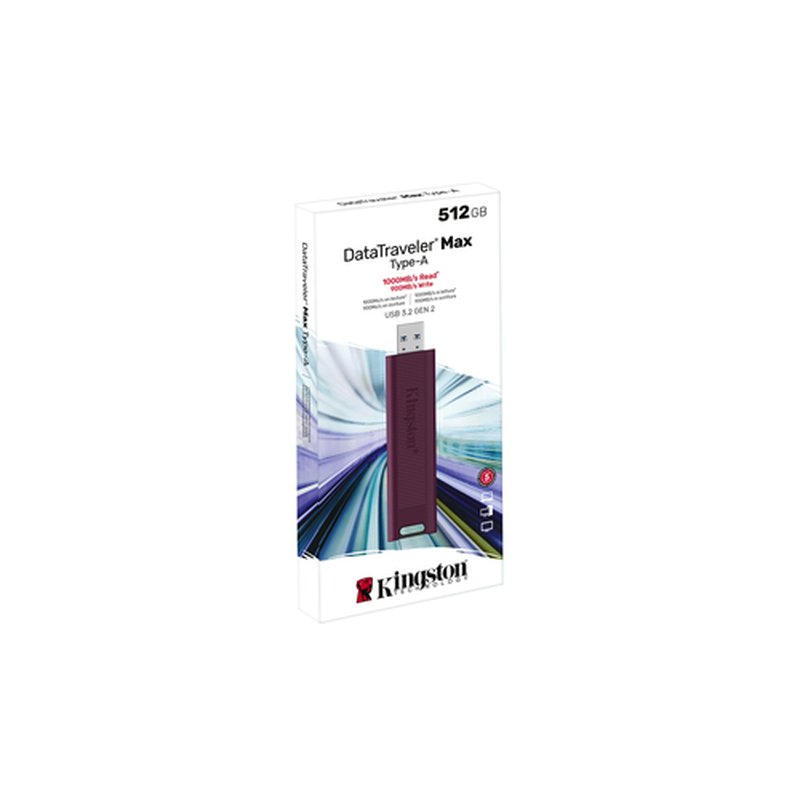 Kingston Technology DataTraveler Max unidad flash USB 512 GB USB tipo A 3.2 Gen 2 (3.1 Gen 2) Rojo Kingston Technology DataTraveler Max unidad flash USB 512 GB USB tipo A 3.2 Gen 2 (3.1 Gen 2) Rojo - Imagen 7