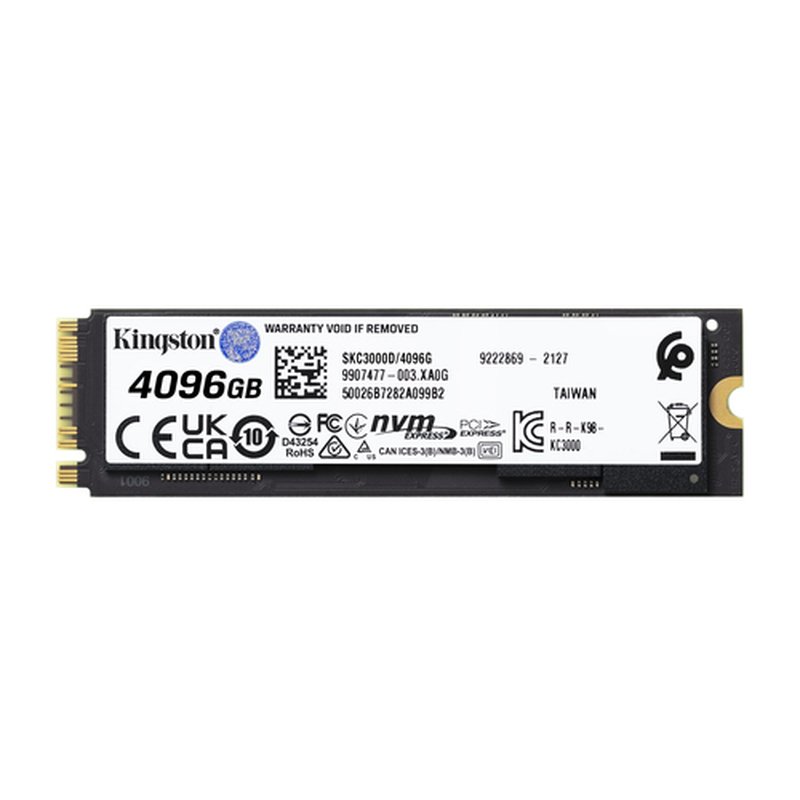Kingston Technology KC3000 M.2 4,1 TB PCI Express 4.0 3D TLC NVMe - Imagen 2