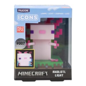 Lampara Paladone Icon Minecraft Ajolote