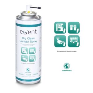 Ewent EW5614 kit de limpieza para computadora Pantallas / Plásticos, Universal Espray para limpieza de equipos 200 ml Ewent EW5614 kit de limpieza para computadora Pantallas / Plásticos, Universal Espray para limpieza de equipos 200 ml