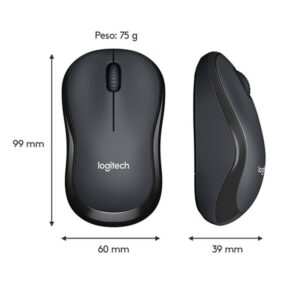 Logitech M220 Silent ratón Ambidextro RF inalámbrico Óptico 1000 DPI Logitech M220 Silent ratón Ambidextro RF inalámbrico Óptico 1000 DPI