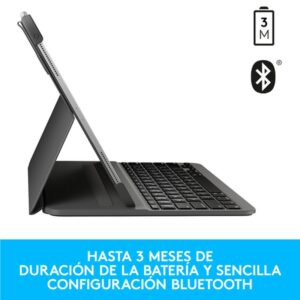 Logitech Slim Folio Pro Grafito Bluetooth QWERTY Español