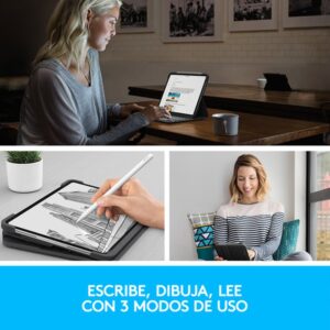 Logitech Slim Folio Pro Grafito Bluetooth QWERTY Español