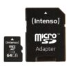 MEMORIA MICRO SD 64GB INTENSO CLASS 10 + ADAPTADOR SD