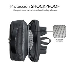 MOCHILA PORTATIL SUBBLIM BUSINESS V2 AP BACKPACK 16" BLACK