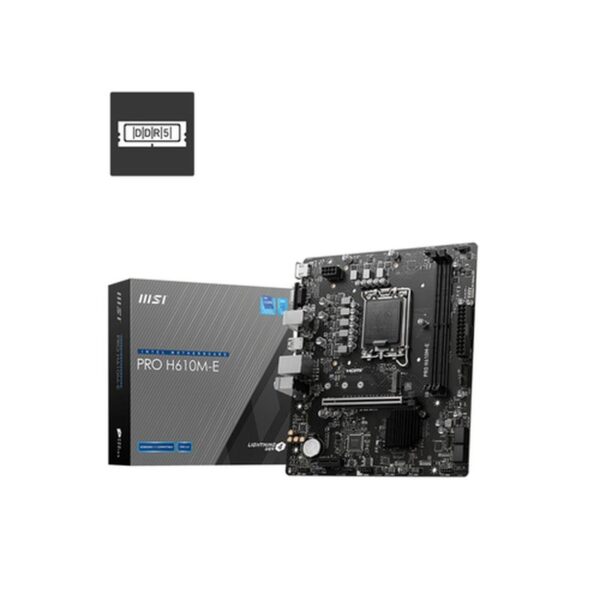 MSI PRO H610M-E placa base Intel H610 LGA 1700 micro ATX