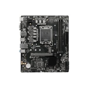 Alternative view of MSI PRO H610M-E placa base Intel H610 LGA 1700 micro ATX