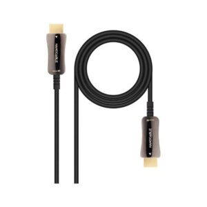 Nanocable Cable HDMI V2.1 AOC 8K@60Hz 4K@120Hz 48Gbps A/M-A/M, Negro, 10 m