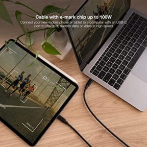 Nanocable Cable USB 3.1 Gen2 10Gbps 5A, 4K/60Hz, USB-C/M-USB-C/M, Negro, 2 m