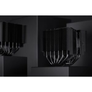 NOCTUA COOLER CPUNOCTUA NH-D15S CHROMAX.BLACK, 6 HEATPIPES DUAL TOWER, 1X NF-A15 140MM FAN PWM, LGA1851, LGA1700, LGA1200, LGA1151, AM5, AM4