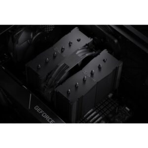 NOCTUA COOLER CPUNOCTUA NH-D15S CHROMAX.BLACK, 6 HEATPIPES DUAL TOWER, 1X NF-A15 140MM FAN PWM, LGA1851, LGA1700, LGA1200, LGA1151, AM5, AM4