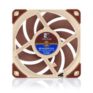 NOCTUA VENTILADOR CAJA NF-A12X25 FLX, 120MM FAN, 120X120X25MM, 12V, 2000RPM/1700RPM/1350RPM, 22,6 DB(A), 102,1 M3/H, 1,65 MM H2O, 3 PINES