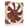 NOCTUA VENTILADOR CAJA NF-A14 FLX, 140MM FAN, 140X140X25MM, 12V, 1200RPM/1050RPM/900RPM, 19,2 DB(A), 115,5 M3/H, 1,51 MM H2O, 3 PINES