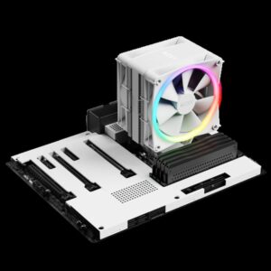 NZXT T120 RGB Procesador Refrigerador de aire 12 cm Blanco 1 pieza(s)