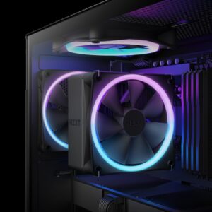 NZXT T120 RGB Procesador Refrigerador de aire 12 cm Negro 1 pieza(s)