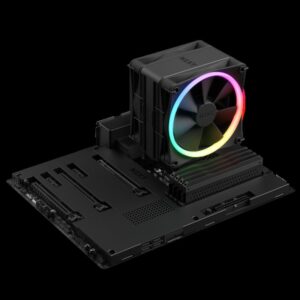 NZXT T120 RGB Procesador Refrigerador de aire 12 cm Negro 1 pieza(s)