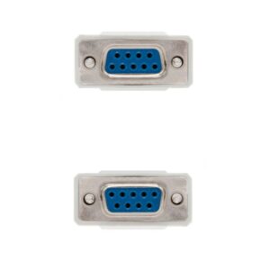 Nanocable CABLE SERIE NULL MODEM, DB9/H-DB9/H, 1.8 M