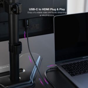 Nanocable Cable Conversor USB-C a HDMI 1.4 4K@30HZ 1.8 m, Negro Nanocable Cable Conversor USB-C a HDMI 1.4 4K@30HZ 1.8 m, Negro