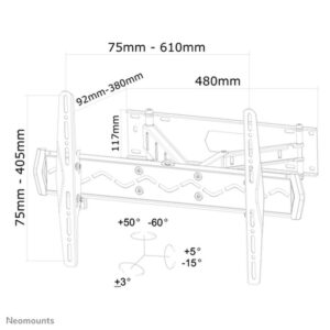 Neomounts by Newstar Soporte de pared para TV