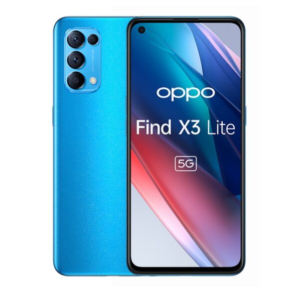 OPPO Find X3 Lite 16,3 cm (6.4") SIM doble ColorOS 11.1 5G USB Tipo C 8 GB 128 GB 4300 mAh Azul