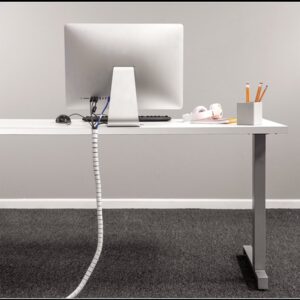 Fellowes CableZip Piso Tubo flexible para protección de cables Blanco 1 pieza(s)