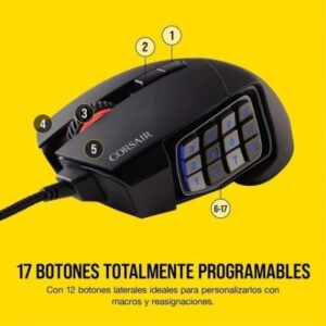 RATON CORSAIR GAMING SCIMITAR ELITE WIRELESS NEGRO CH-9314311-EU