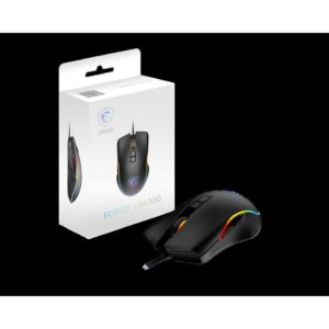 MSI FORGE GM300 ratón Juego mano derecha USB tipo A Óptico 7200 DPI